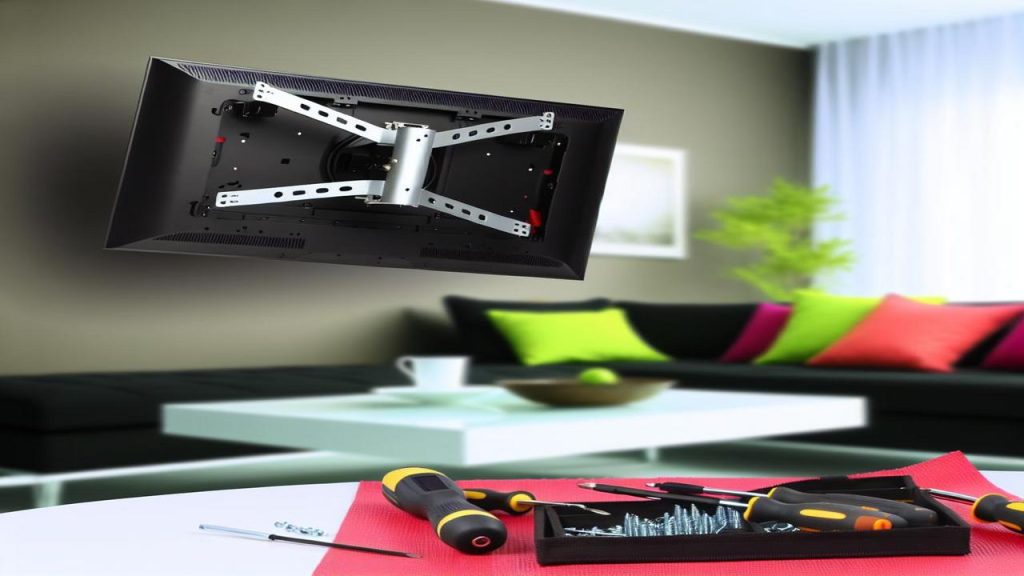 Jak zdjąć telewizor z uchwytu?